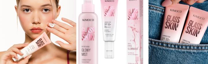 Glass skin & blushed – porcelanowa cera od Kimoco, rumieniec jak z filmu